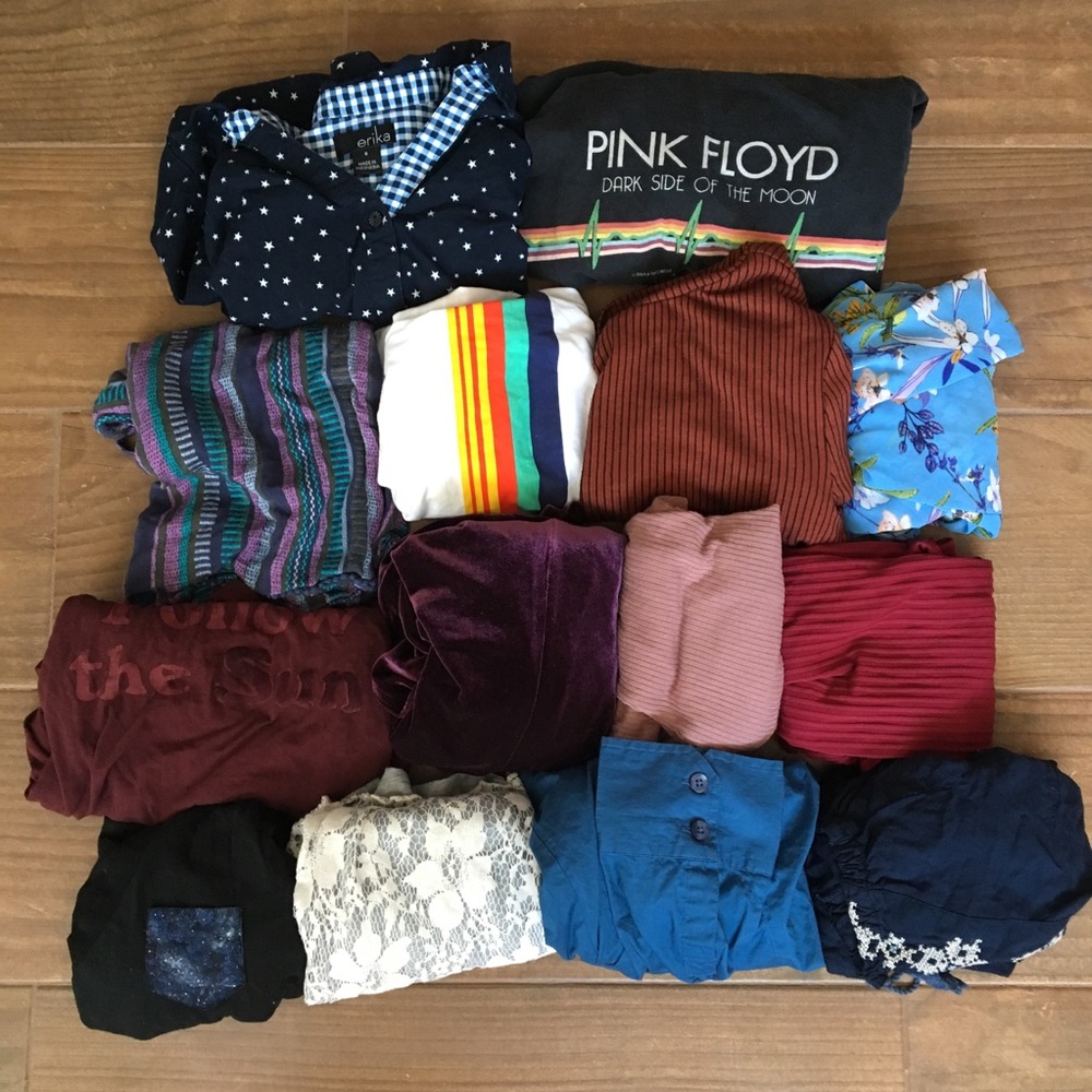 Misc Tops Shirts Resellers Mystery Box Lot Bulk